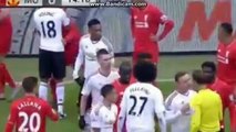 Marouane Fellaini vs Lucas Leiva Fighting 2016 - LIVERPOOL VS MAN UTD 0-1