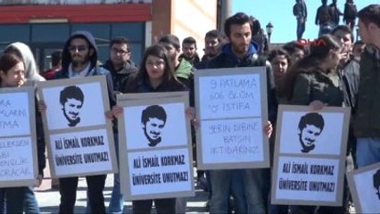 Kocaeli Koü'de Ali İsmail Kormaz Anmasına Polis Müdahelesi