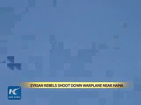Syrian rebels shoot down warplane near Hama 2016