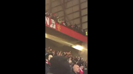 Tribünde büyük kavga