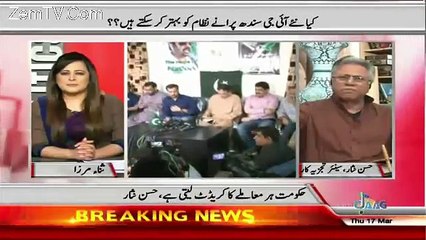 Hassan Nisar's brilliant reply on Altaf Hussain's allegation that Gen(R) Zaheer & Gen(R) Pasha are behind Kamal