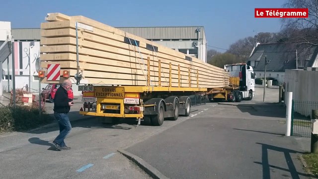 Quimperlé. Grandes manoeuvres autour du gymnase de Kerjouanneau