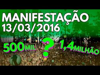 MANIFESTAÇÃO: CONTAGEM DE MULTIDÕES