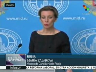 Gobierno ruso exige respeto a la soberanía de Siria