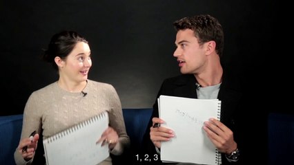 Theo James et Shailene Woodley jouent au jeu des meilleurs amis - VOSTFR