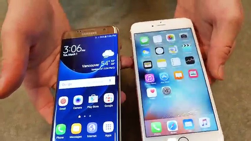 Drop Test!! Samsung Galaxy S7 Edge vs iPhone 6S Plus