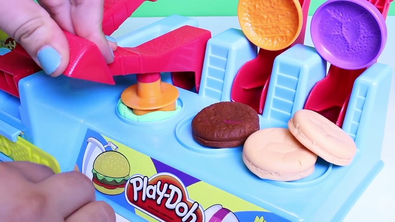 Play Doh Burger Builder Dough Burger Deli Set Play Doh Hamburger French Fries Hot Dog Playdough