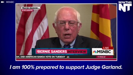 Bernie Sanders Wants His Own Nominee