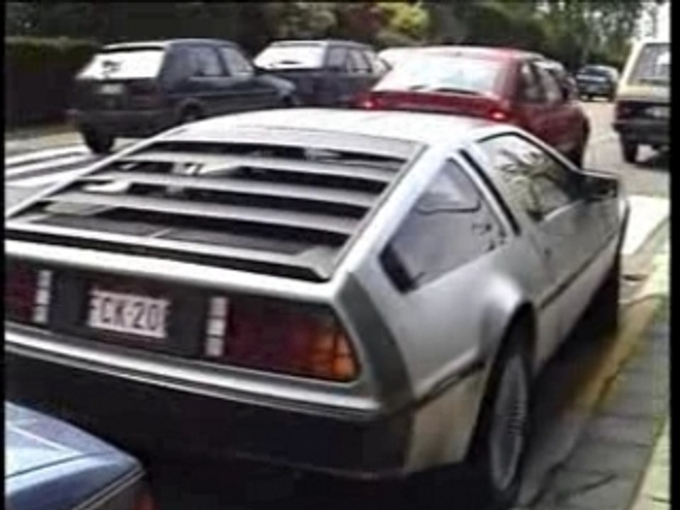 La première Delorean que j'ai vu
