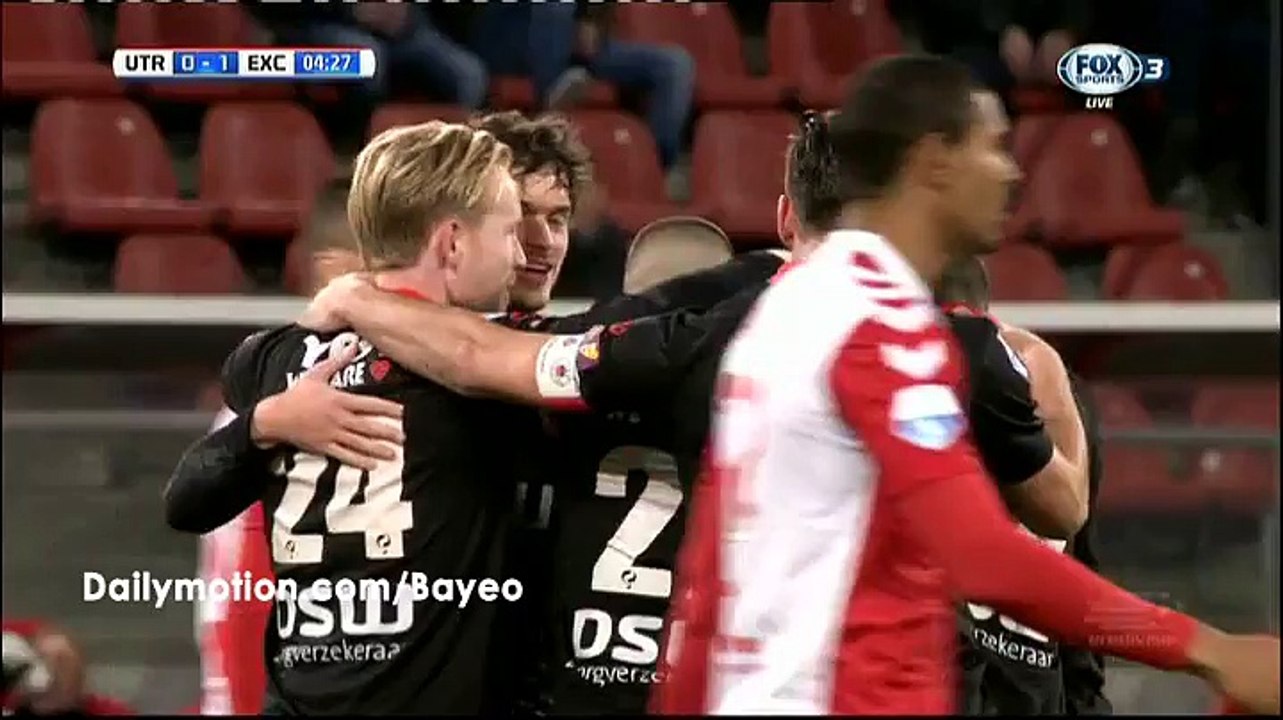 Rick Kruys Goal HD - Utrecht 0-1 Excelsior - 18-03-2016