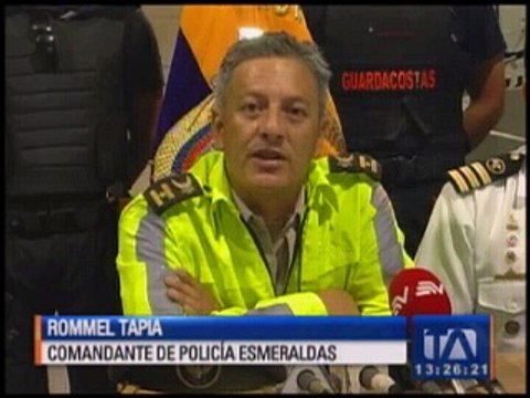 Guardacostas decomisan más de media tonelada de droga en Esmeraldas