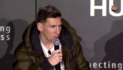 Leo Messi- “El Barça es mucho más que el Tridente”