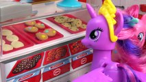 Queen Elsa Disney Frozen Miworld Mrs. Fields Cookie Shop Playdoh MLP Pinkie Pie Bakery Pla