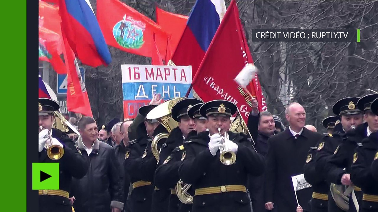 Sébastopol : les festivités du deuxième anniversaire du rattachement de la Crimée à la Russie