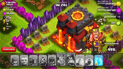 CLASH OF CLANS -HOLY BALLS! PROTECT THE WITCH -MINI GAME- (FUNNY MOMENTS + LIVE GAMEPLAY)