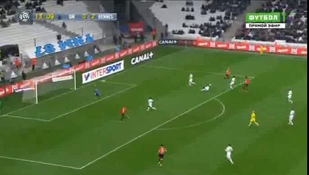 Ousmane Dembele Goal - Marseille 0 - 3 Rennes - 18-03-2016