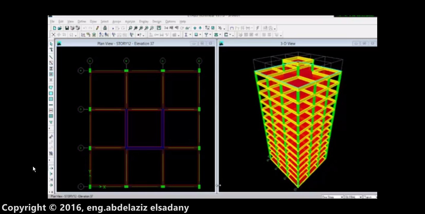 Explanation of the first lesson of ETABS uses the program and Forums Home Program EP 1