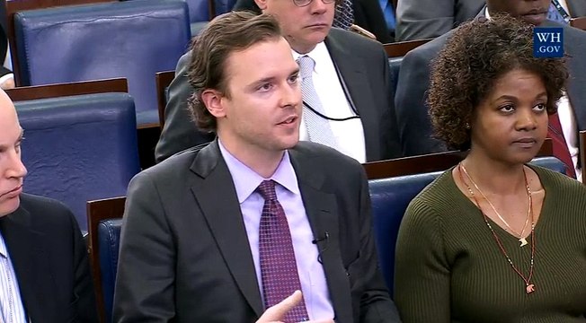 Wait what? Reporter asks Josh Earnest if President fears Democrats will riot if Trump wins