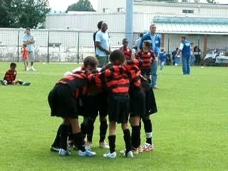encouragements avant le match