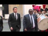 Roma - Renzi riceve il primo ministro della Somalia Omar Abdirashid Ali Sharmarke (15.03.16)