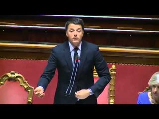 Roma - La replica di Renzi al Senato, in vista del Consiglio Europeo del 17 e 18 marzo (17.03.16)