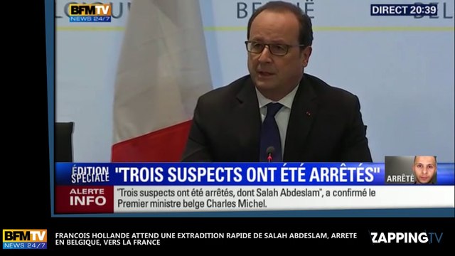 Salah Abdeslam arrêté à Molenbeek : François Hollande attend son extradition rapide en France (vidéo)