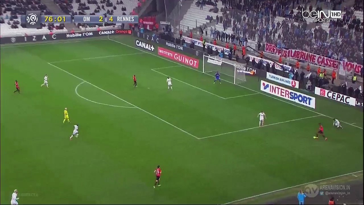 2-5 Giovanni Sio Goal - Marseille 2-5 Rennes 18.03.2016