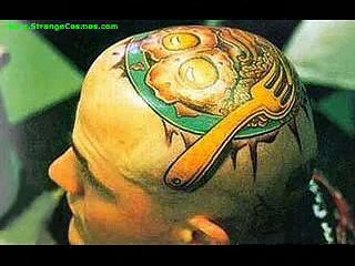 funny clip Crazy Tattoo People of the World