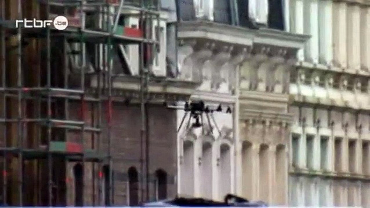 Paris Attacker Salah Abdeslam Arrest - Police Drone in The Arrest Operation