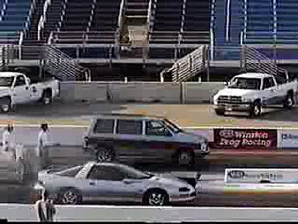 Minivan vs Camaro
