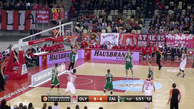 Highlights: Olympiacos Piraeus-Zalgiris Kaunas