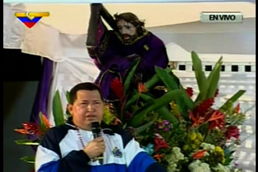 Hugo Chávez: "Cristo!!! No me lleves todavia"