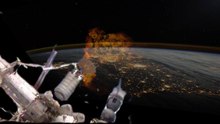 nasa espacio llamas