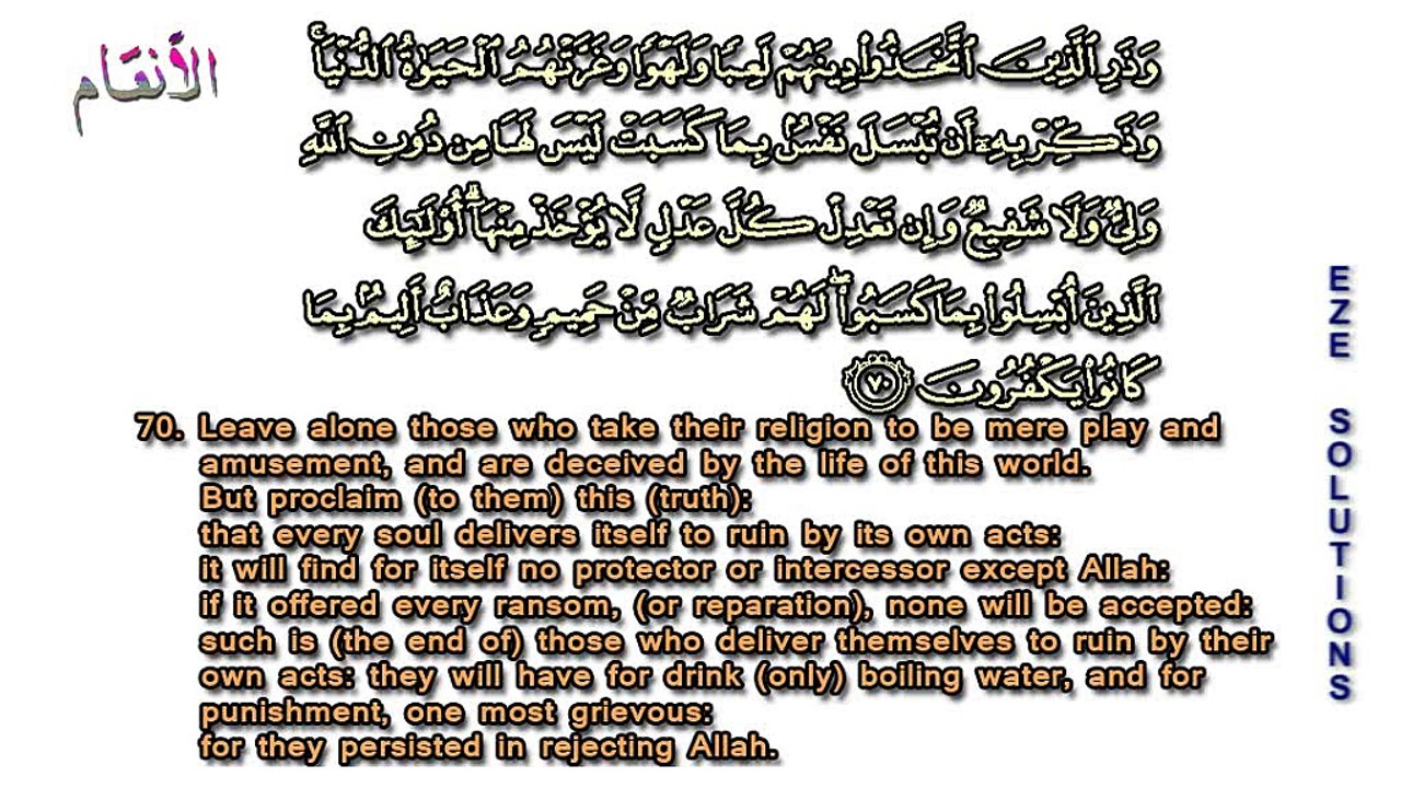 CHAPTER AL ANAMH DEVELOPED BY ZEESHANALLAUDDIN 06