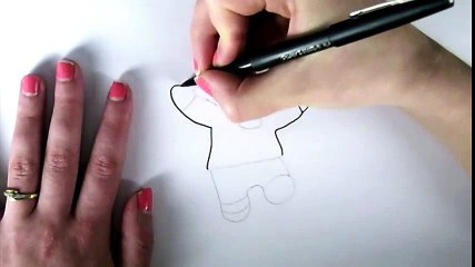 Comment dessiner et colorier le doudou le T'Choupi  T'choupi et DouDou