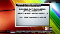 11 Earthquakes Reported in Arkansas This Month