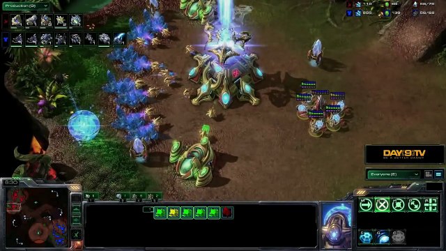 StarCraft II Heart of the Swarm - Battle Report (Protoss vs Terran)
