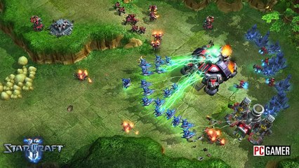 Starcraft 2 Gameplay footage and unit preview