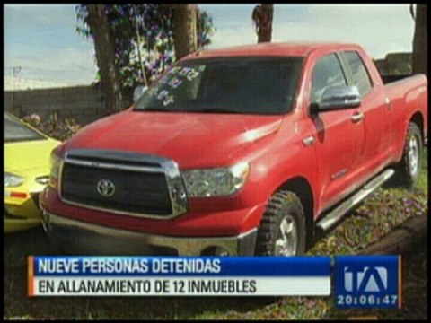 48 autos de lujo fueron incautados