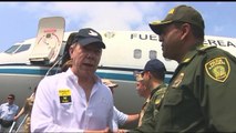 Santos dice que defenderá soberanía 