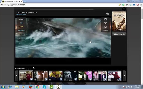 Ben-Hur Official Trailer 1 (2016) - Morgan Freeman, Jack Huston Movie HD