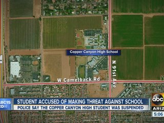 Student accused of making threat against school