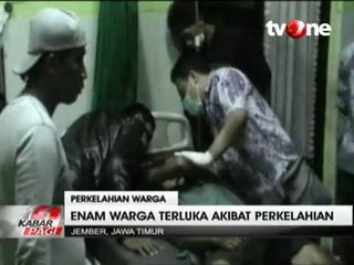 Akibat Suara Knalpot, Enam Warga di Jember Alami Luka Bacok