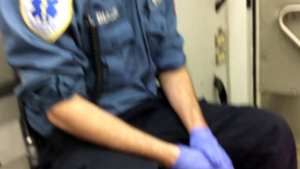 ambulance ride to hospital ER