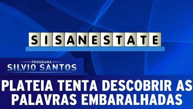 Plateia tenta descobrir as palavras embaralhadas