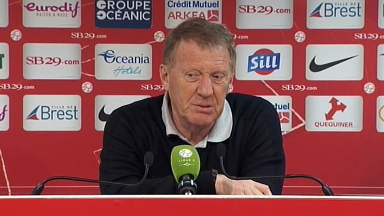 Réaction d'Alex Dupont après Stade Brestois 29 - Dijon FCO