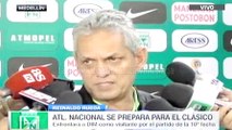 Reinaldo Rueda en la previa entre Medellín y Nacional · Liga Águila 2016-I (fecha 10)