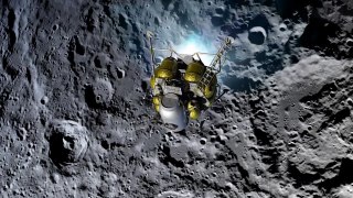 orion lunar surface landing video