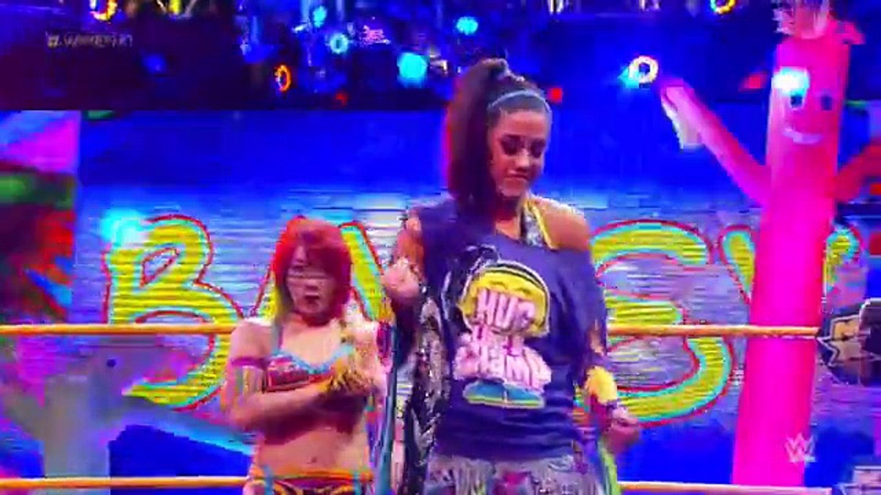 Asuka & Bayley vs Eva Marie & Nia Jax