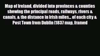 PDF Map of Ireland divided into provinces & counties shewing the principal roads railways rivers